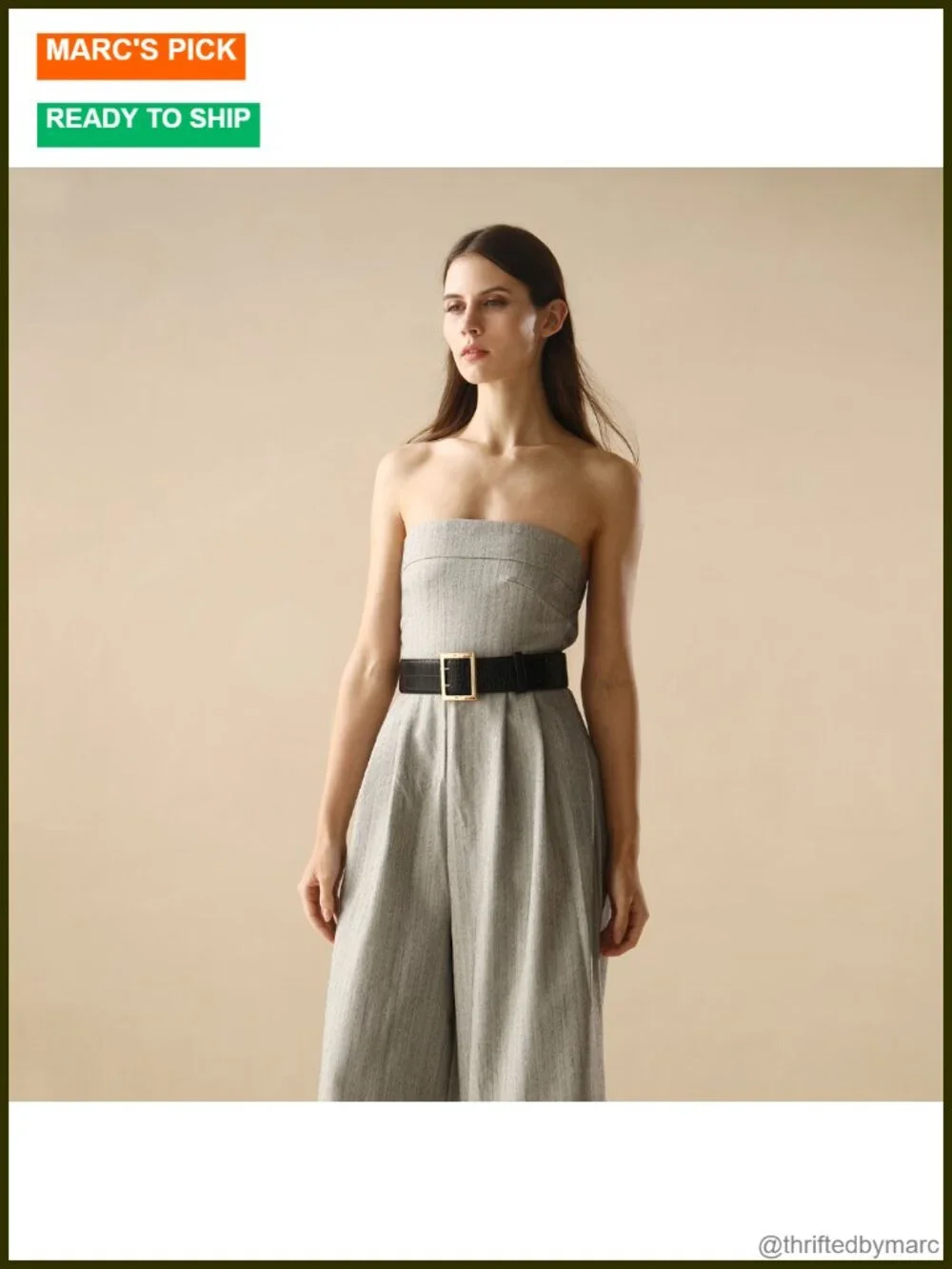 Wide Faux Leather Belt with Gold Buckle for Dresses